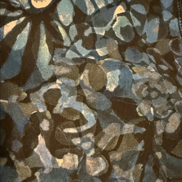 RBX Blue Floral Print Leggings - Picture 3 of 3